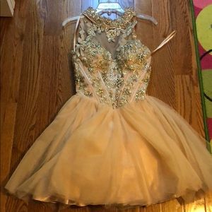 Champagne Prom dress